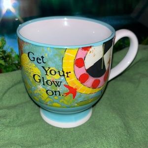 Get your glow on small coffee/tea cup - 9 oz.